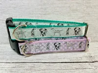 Green Spotty Dalmatian Ribbon Collar EXCLUSIVE 2