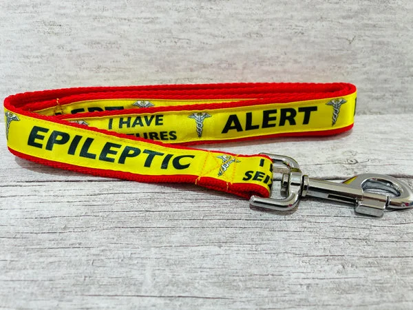 Two Tone Epileptic Medical Alert Dog Lead