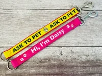 Personalised Short Extension Lead Short Extension Dog Lead 1