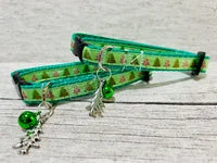 Christmas Tree Santa Xmas Cat Collar 6