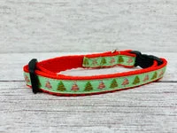 Christmas Tree Santa Xmas Cat Collar 2