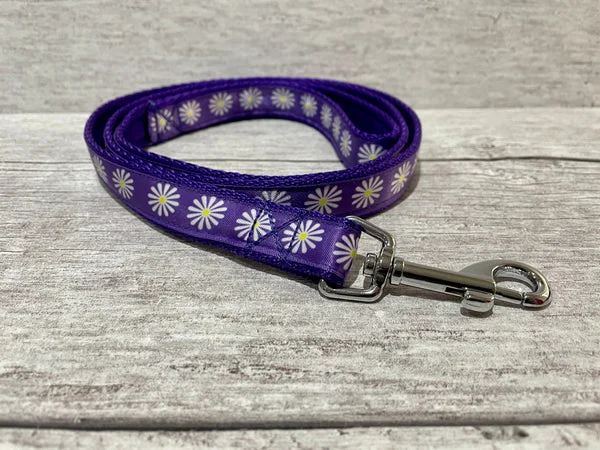 Purple Daisy Ribbon Ribbon Lead