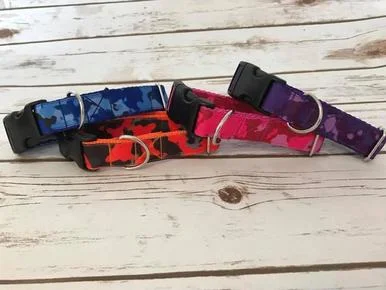 Camo Inspired Dog Collar