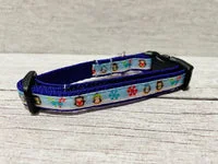 Christmas Penguin Candy Cane Cat Collar - Handmade in the UK 2