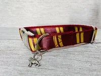 Wizard School Tie Dog Collar 2