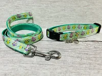 Green Owl Dog Collar 3