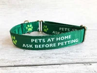 Personalised Dog Collar - Your Design, Any Text 1