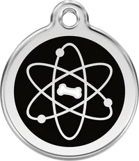 Red Dingo Personalised Enamel Atom Pet ID Tag 1
