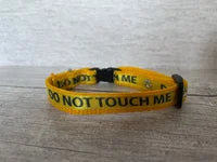 Do Not Touch Me Cat Cat Collar 2