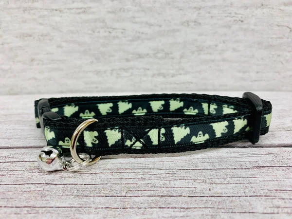 Halloween Ghosts Puppy/Small Dog Collar