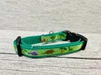 Dinosaur T-Rex Jurassic Puppy & Small Dog Collar - Handmade in the UK 3