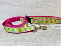Cactus Inspired Dog Collar 3