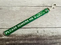 Do Not Touch Me Alert Short Extension Dog Lead | UK 10