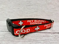 Pet Blood Donor Alert Dog Collar 1