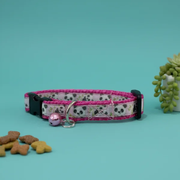 Panda Inspired Cat Collar