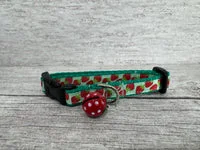 Multi Strawberry Strawberries Puppy/Small Dog Collar 2