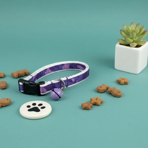 Camo Cat Collar with Bell