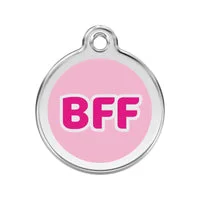 Personalised Red Dingo Enamel BFF Pet ID Tag 2