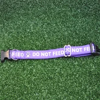 Do Not Feed Alert Dog Collar 6