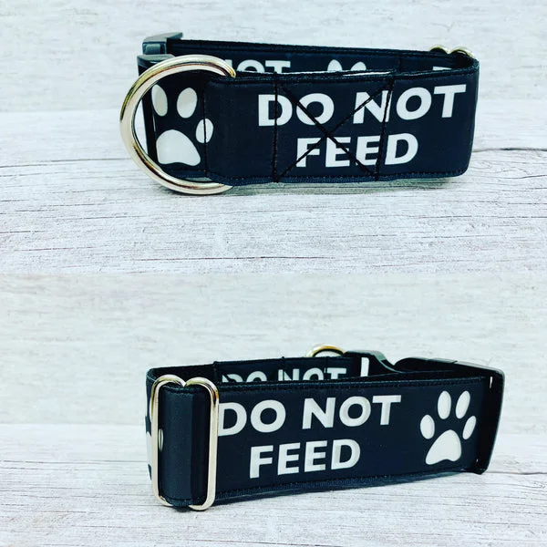 Do Not Feed Alert Dog Collar