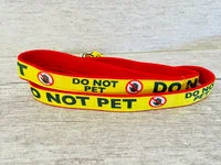 Do Not Pet with Stop Hand- Alert Dog Collar 5