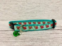 Roses Floral Flower Cat Collar 7