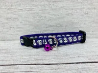 Bright colourful Skull Halloween Puppy/Small Dog Collar 5