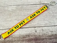 Give Me Space Alert Short Extension Dog Lead | UK 11
