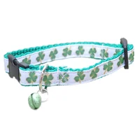Shamrock Clover Puppy/Small Dog Collar 5