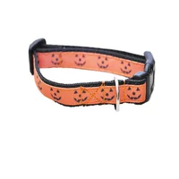 Halloween Pumpkin Face Shapes Cat Collar 3