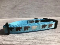 Bears Dog Collar - Polar Bear, Grizzly & Black Bear Pattern 7