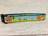 Handmade Caravan Holiday Camping Dog Collar 4