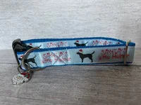 Labrador Santa's Little Helper Christmas Themed Dog Collar 10