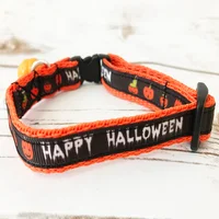 Happy Halloween Pumpkin Cat Collar 3