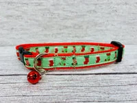 Christmas Stocking Santa Xmas Cat Collar 1