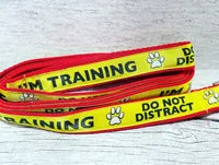 I'm Training Do Not Distract Alert Dog Collar 7
