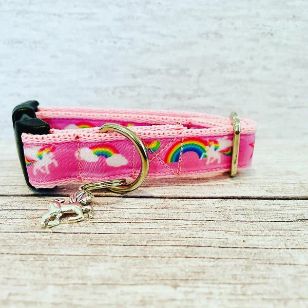 Unicorn Rainbow Dog Collar