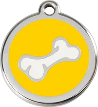Red Dingo Enamel Bone 2 Personalised Pet ID Tag 7