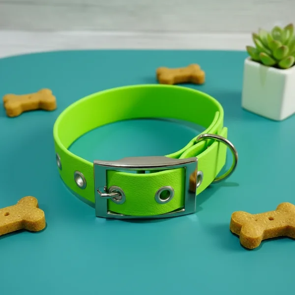 Pale Green Biothane Waterproof Dog Collar