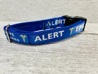 Royal Blue Epileptic - Medical Alert Dog Collar 2