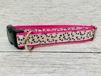 Panda Faces Dog Collar 1