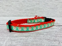 Santa Face Christmas Santa Xmas Cat Collar 2