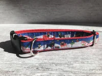 Pug Merry Christmas Santa Dog Collar 1