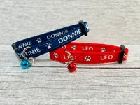 Personalised Name Cat Collar 1