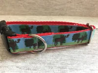 Moose Wildlife Dog Collar 1