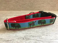 Moose Wildlife Dog Collar 2