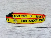 Do Not Pet Me - Alert Dog Collar 1