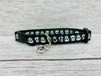 Colourful Skulls Halloween Scary Cat Collar 6