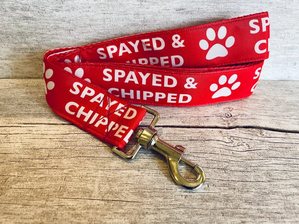 Spayed & Chipped Lead Alert