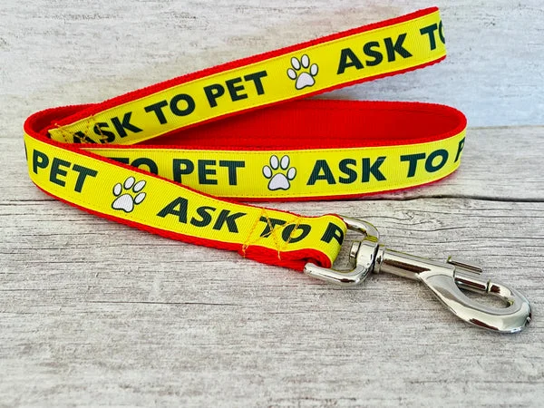 Ask to Pet Dog Lead